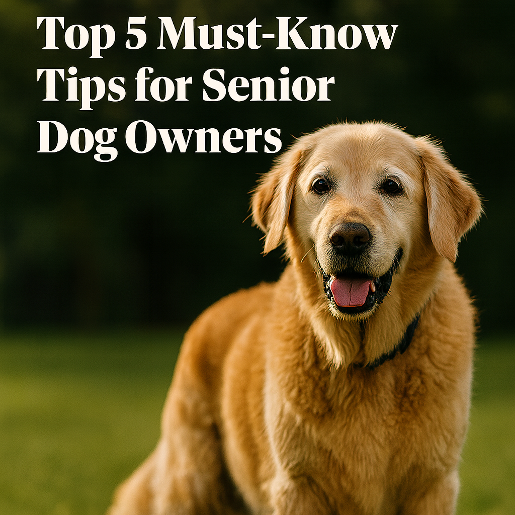 Senior Dog Care Tips: Keeping Your Older Pup Happy & Healthy
