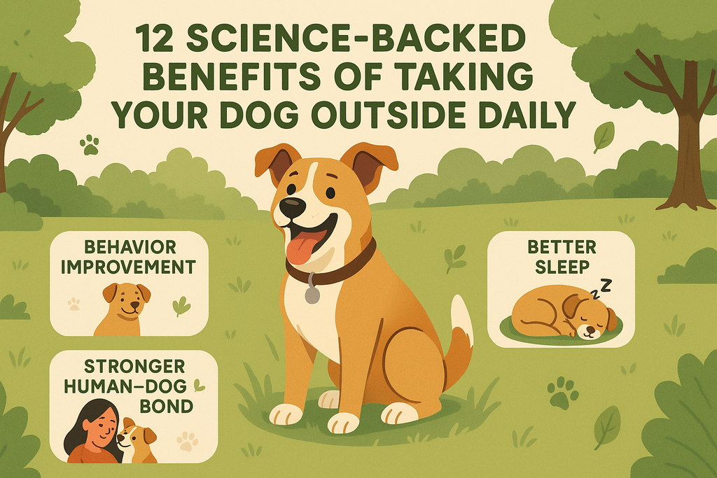 🐾 Active Dog, Happy Dog: Why Daily Outdoor Play Beats Couch Potato Life