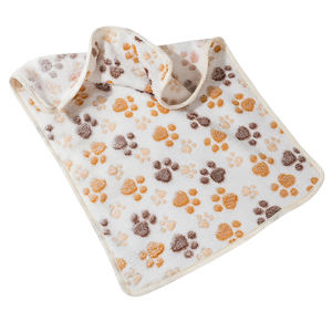 Cozy Chestnut Plush Dog Throw Blanket, 76" L x 53" H
