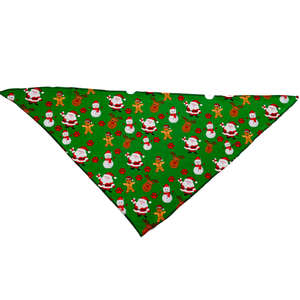 CuddleMutt™ Festive Green Christmas Dog Bandana