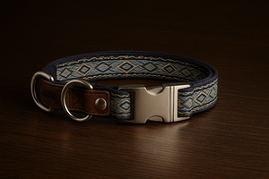 CuddleMutt™ Cotton Dog Collar – Adjustable & Handcrafted Comfort