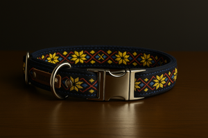 CuddleMutt™ "Sun flower" Dog collar
