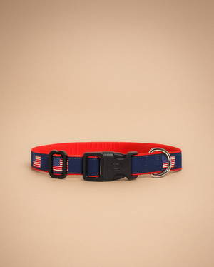 CuddleMutt™ American Flag Dog Collar