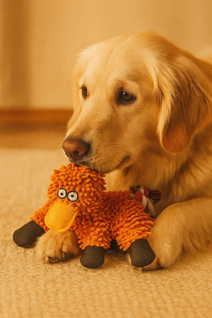 Quacky Plush Pet Toy - Interactive Dog Toy