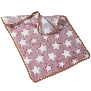 🎁 Gentle Stars Plush Dog Throw Blanket, 76" L x 53" H (100% off)