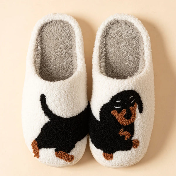 CuddleMutt™ Dachshund Slippers — Adorable, Warm & Cozy Indoor Shoes for Dog Lovers